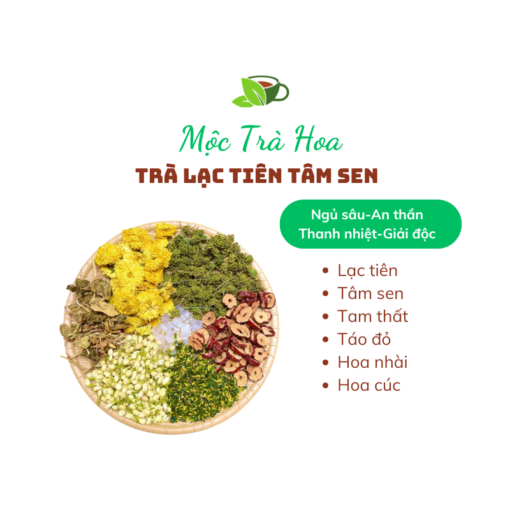 Trà lạc tiên tâm sen