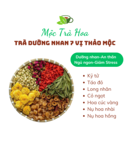 Trà dưỡng nhan 7 vị thảo mộc