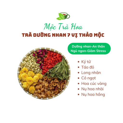 Trà dưỡng nhan 7 vị thảo mộc