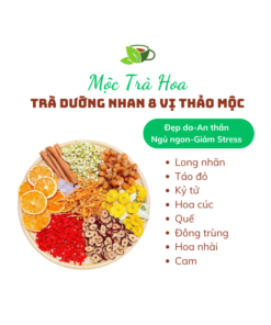 Trà dưỡng nhan 8 vị thảo mộc