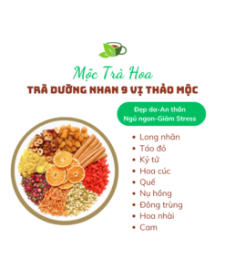 Trà dưỡng nhan 9 vị thảo mộc