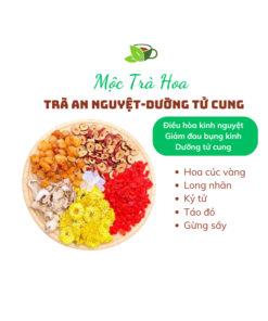 Trà an nguyệt-dưỡng tử cung