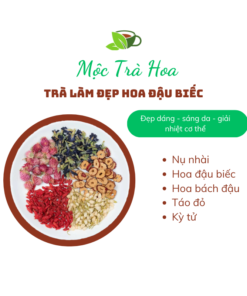 Trà làm đẹp hoa đậu biếc