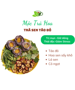 Trà sen táo đỏ