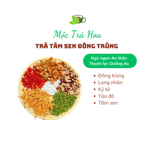 Trà tâm sen đông trùng