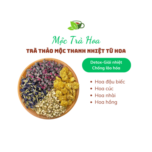 Trà thảo mộc thanh nhiệt tứ hoa