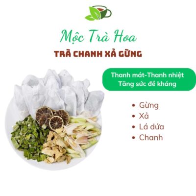 Trà Gừng Chanh Sả Mộc Trà Hoa - Bảo vệ sức khỏe của bạn trong tầm tay